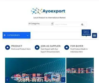 Ayoexport.com(Sorry your website) Screenshot