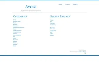 Ayogi.com(Ayogi Boomarks) Screenshot