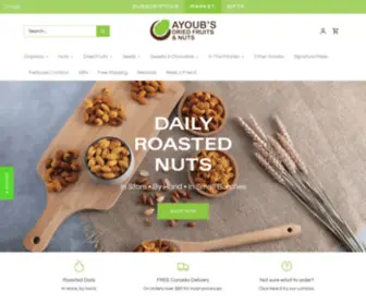 Ayoubs.ca(Daily Roasted Nuts) Screenshot