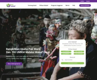 Ayowakaf.com(Ayo Wakaf) Screenshot