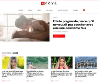 Ayoyemonde.com(Ayoye Monde) Screenshot