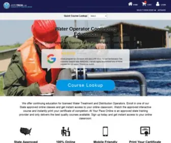 Aypotech.com(AYPO Water Operator Continuing Education) Screenshot