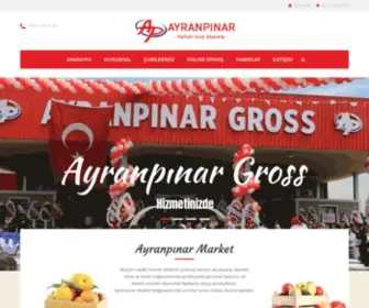 Ayranpinar.com(Ayranpınar Marketler) Screenshot