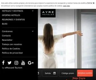 Ayrehoteles.com(Ayre Hoteles) Screenshot