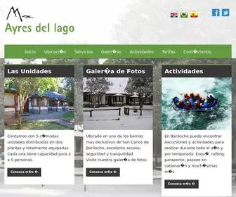 Ayresdellago.com.ar(Cabañas) Screenshot