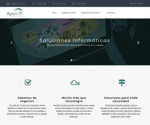 Ayresit.com.ar(Soluciones informáticas) Screenshot