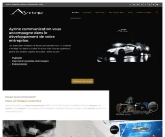 Ayrine.com(Évènementiel) Screenshot