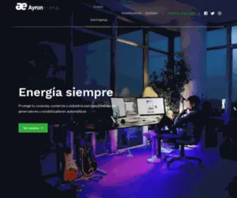 Ayronenergy.com(Energía siempre) Screenshot