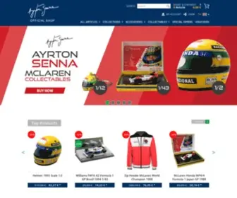 Ayrtonsennashop.com(Ayrton Senna Shop) Screenshot
