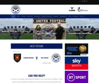 Ayrunitedfc.co.uk(Ayrunitedfc) Screenshot