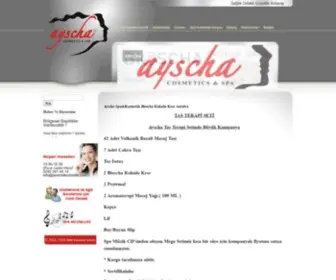 Ayschakozmetik.com(Aysha Cosmetics &amp; Spa) Screenshot