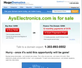 Ayselectronics.com(Ayselectronics) Screenshot