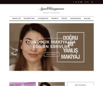 Ayselhuseynova.com(Aysel Huseynova) Screenshot