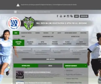 Ayso112.org(La Verne/San Dimas AYSO Soccer) Screenshot