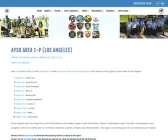 Ayso1P.org(P (Los Angeles)) Screenshot