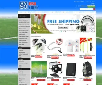 AysoStore.com(AYSO Store) Screenshot