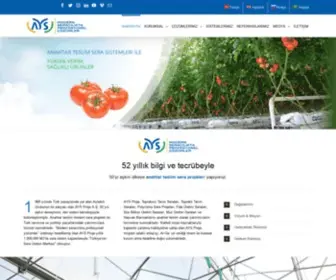 Aysproje.com(Anahtar Teslim Modern Sera Sistemleri) Screenshot