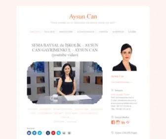 Aysuncan.com.tr(Aysun Can) Screenshot