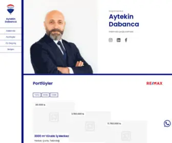 Aytekindabanca.com(Aytekin Dabanca) Screenshot