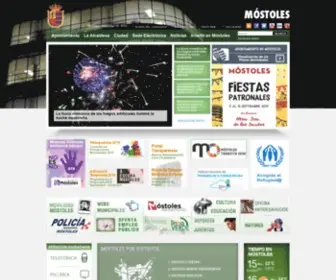 Ayto-Mostoles.es(Página principal) Screenshot