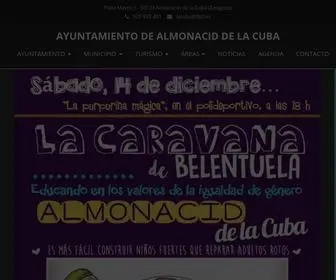 Aytoalmonaciddelacuba.es(Ayuntamiento de Almonacid de la Cuba) Screenshot