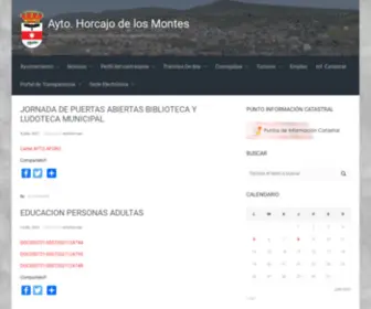 Aytohorcajodelosmontes.es(Horcajo de los Montes) Screenshot