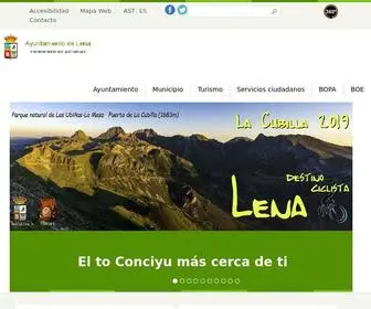 Aytolena.es(Ayuntamiento de Lena) Screenshot