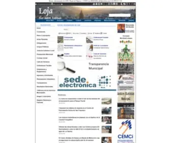 Aytoloja.org(Sitio web del excmo. ayuntamiento de loja (granada)) Screenshot