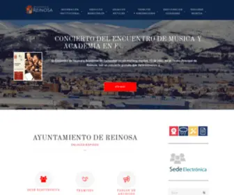 Aytoreinosa.es(Ayuntamiento de Reinosa) Screenshot