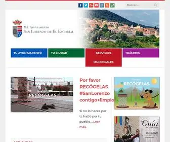 Aytosanlorenzo.es(Sitio web oficial M.I) Screenshot