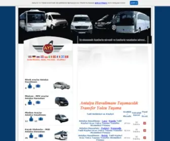 Aytturizm.net(Antalya Transfer) Screenshot