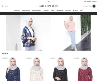 Ayuapparels.com(Muslimah Online Shop) Screenshot