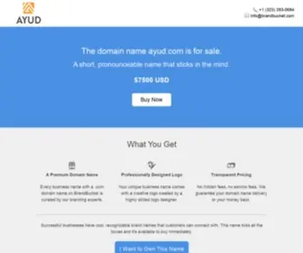 Ayud.com(Purchase today. Starter logo inc) Screenshot