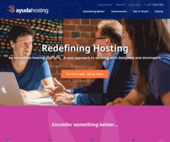 Ayudahosting.com.au(Ayuda Hosting) Screenshot