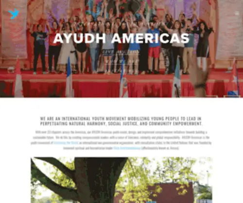 Ayudh.org(AYUDH Americas) Screenshot