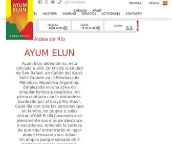 Ayumelun.com(Ayum Elun Aldea de Río) Screenshot