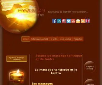 Ayuneda.com(Massage tantrique) Screenshot