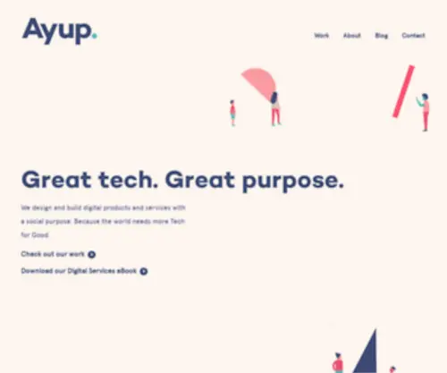 Ayup.agency(A Tech for Good digital agency in Leeds) Screenshot