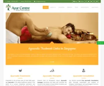 Ayurcentre.sg(Kerala Ayurvedic Treatments) Screenshot