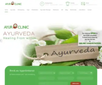 Ayurclinic.com.au(Ayurclinic Ayurveda Melbourne) Screenshot