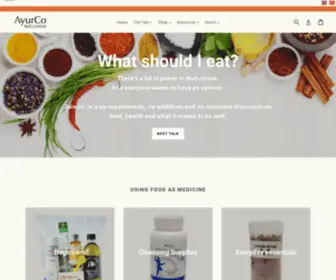 Ayurco.com(Ayurco Wellness and Heang Sen Yein) Screenshot