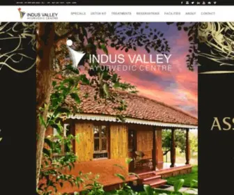 Ayurindus.com(Indus Valley Ayurvedic Centre) Screenshot