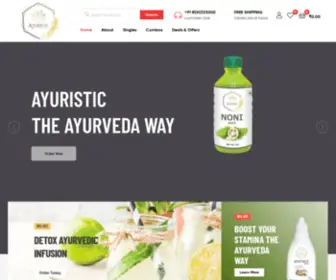 Ayuristic.com(Ayurveda On Click) Screenshot