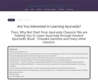 Ayurlibrary.com(Original & Authentic Ayurvedic Books and Libary) Screenshot