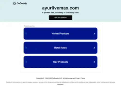Ayurlivemax.com(Ayurlive Max) Screenshot