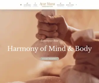 Ayurmana.com(First & Finest Ayurvedic Treatment in Kuwait) Screenshot