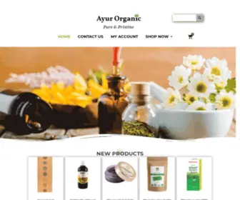 Ayurorganic.com.au(Organic and Natural Health Products in Australia) Screenshot