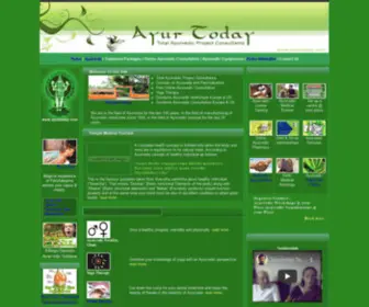 Ayurtoday.com(Ayurvedic Portal) Screenshot