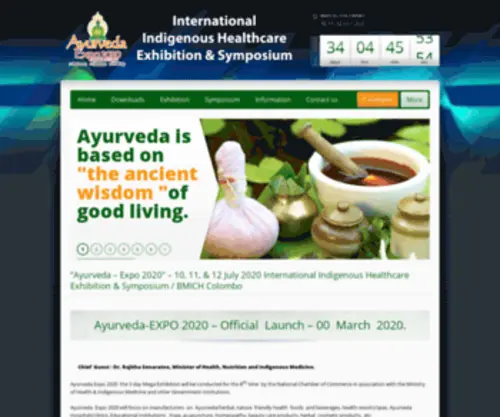 Ayurveda-Expo.lk(Expo 2020) Screenshot