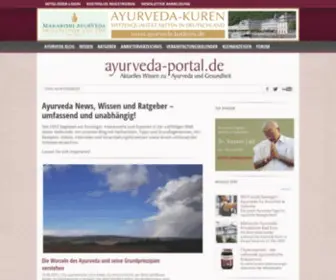 Ayurveda-Portal.de(Ayurveda Portal) Screenshot